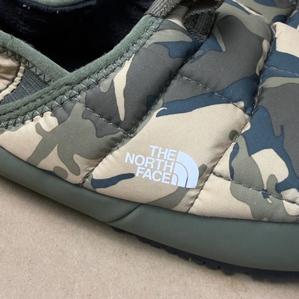The North Face Kids ThermoBall Traction Mule II‎ Camo Slippers Green Size 1Y